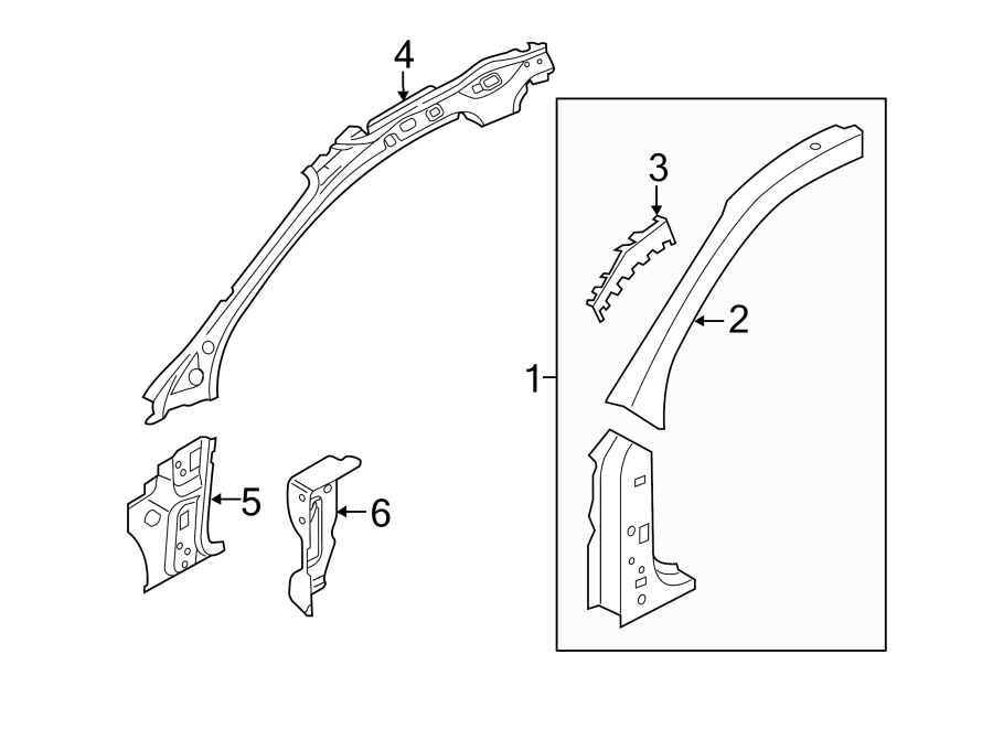 6PILLARS. ROCKER & FLOOR. HINGE PILLAR.https://images.simplepart.com/images/parts/motor/fullsize/1399651.png