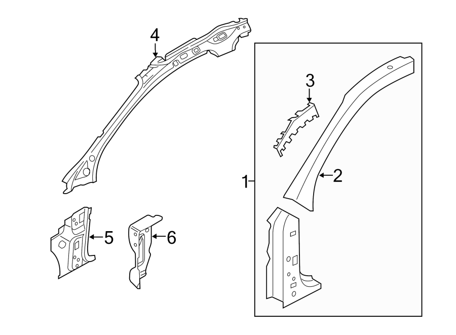 6PILLARS. ROCKER & FLOOR. HINGE PILLAR.https://images.simplepart.com/images/parts/motor/fullsize/1399671.png