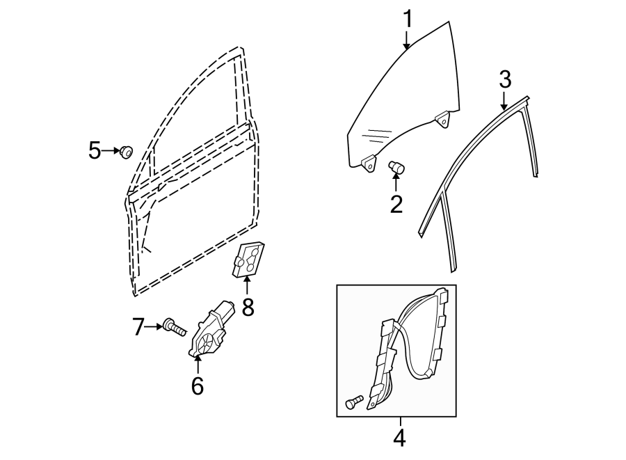 1FRONT DOOR. GLASS & HARDWARE.https://images.simplepart.com/images/parts/motor/fullsize/1399705.png