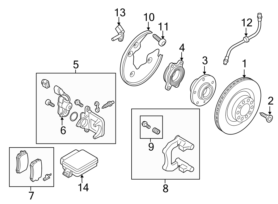 12REAR SUSPENSION. BRAKE COMPONENTS.https://images.simplepart.com/images/parts/motor/fullsize/1399830.png