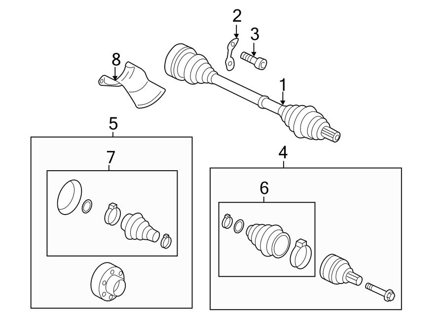 REAR SUSPENSION. DRIVE AXLES.