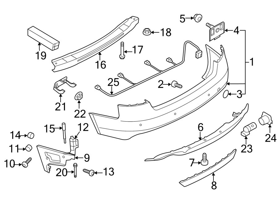 19REAR BUMPER. BUMPER & COMPONENTS.https://images.simplepart.com/images/parts/motor/fullsize/1399980.png