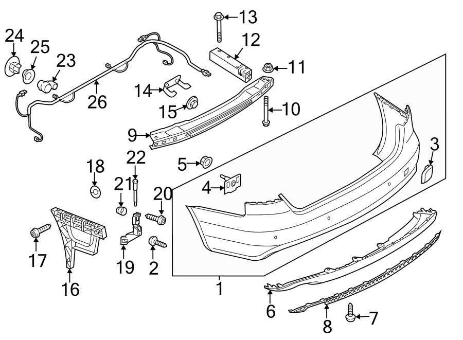 15REAR BUMPER. BUMPER & COMPONENTS.https://images.simplepart.com/images/parts/motor/fullsize/1399992.png