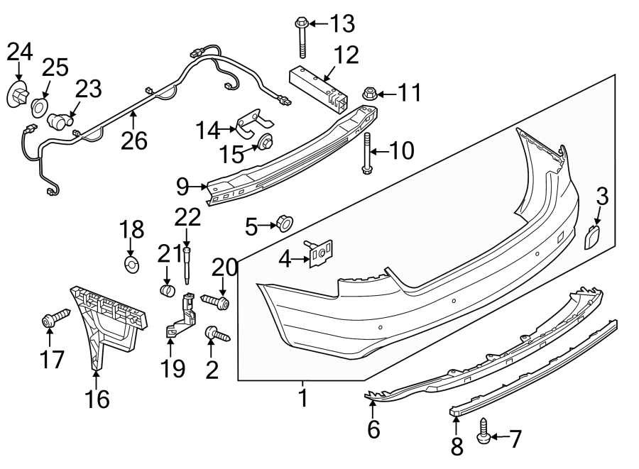 15REAR BUMPER. BUMPER & COMPONENTS.https://images.simplepart.com/images/parts/motor/fullsize/1399993.png