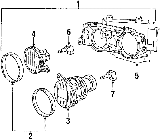 6FRONT LAMPS. HEADLAMP COMPONENTS.https://images.simplepart.com/images/parts/motor/fullsize/1910535.png