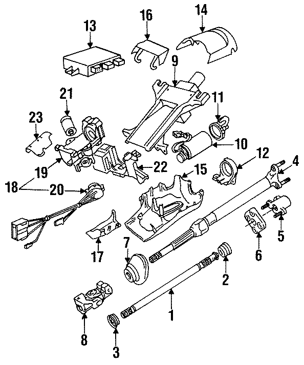 STEERING COLUMN ASSEMBLY.