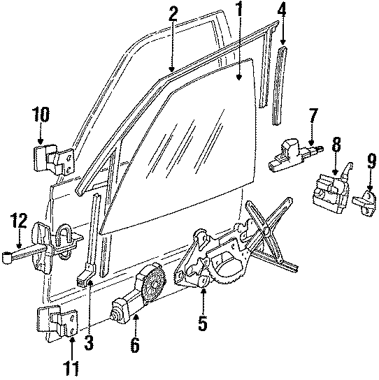 9FRONT DOOR. GLASS & HARDWARE.https://images.simplepart.com/images/parts/motor/fullsize/1910645.png