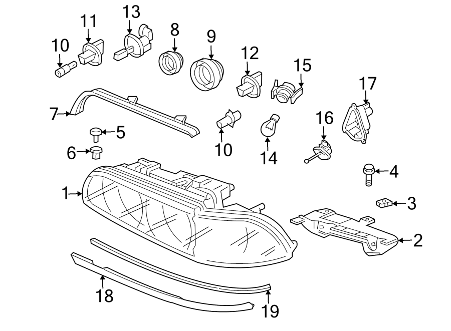 5FRONT LAMPS. HEADLAMP COMPONENTS.https://images.simplepart.com/images/parts/motor/fullsize/1911022.png