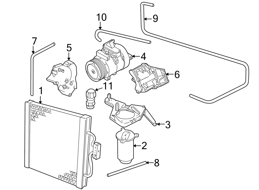 7AIR CONDITIONER & HEATER. COMPRESSOR & LINES.https://images.simplepart.com/images/parts/motor/fullsize/1911105.png