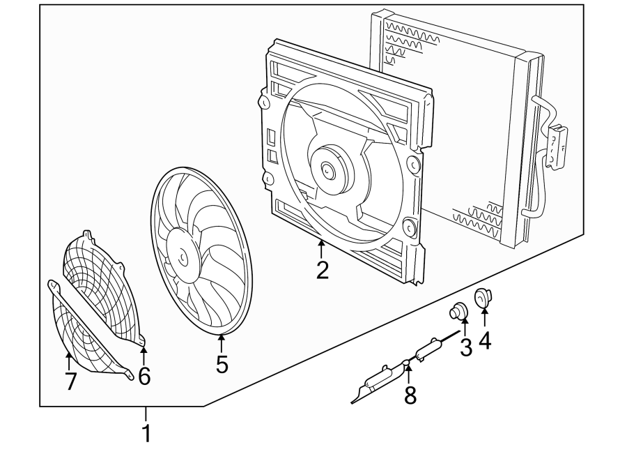 7Air conditioner & heater. Restraint systems. Condenser fan.https://images.simplepart.com/images/parts/motor/fullsize/1911110.png