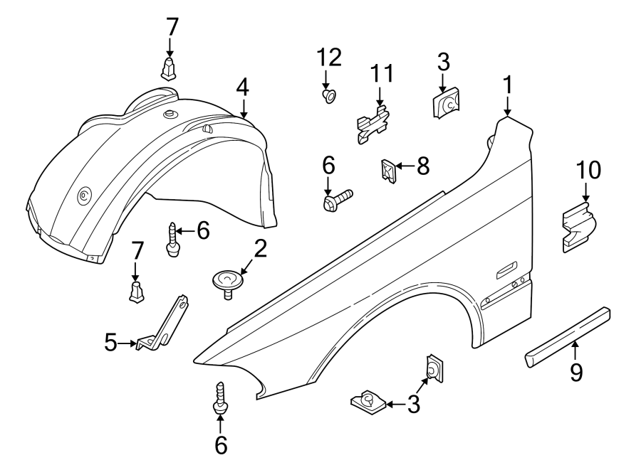 11Exterior trim. Fender & components.https://images.simplepart.com/images/parts/motor/fullsize/1911130.png