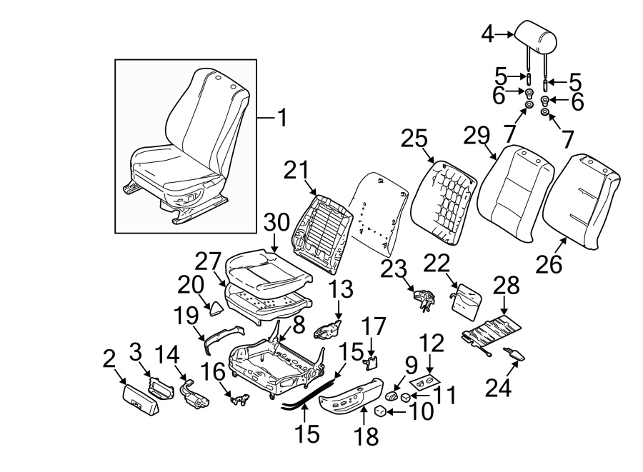 23SEATS & TRACKS. FRONT SEAT COMPONENTS.https://images.simplepart.com/images/parts/motor/fullsize/1911395.png