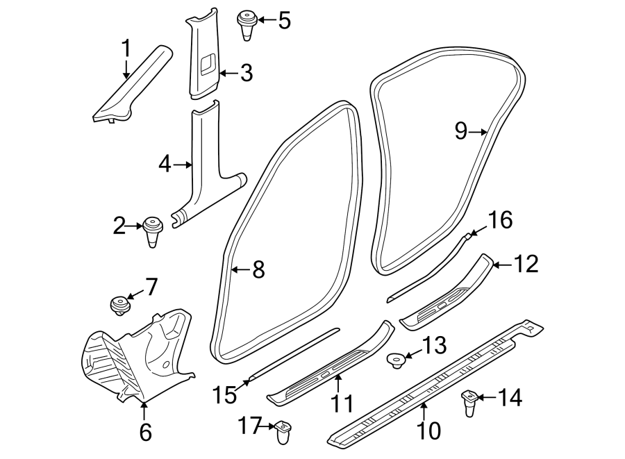 7PILLARS. ROCKER & FLOOR. INTERIOR TRIM.https://images.simplepart.com/images/parts/motor/fullsize/1911452.png