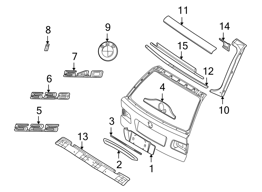 9Lift gate. Exterior trim.https://images.simplepart.com/images/parts/motor/fullsize/1911569.png