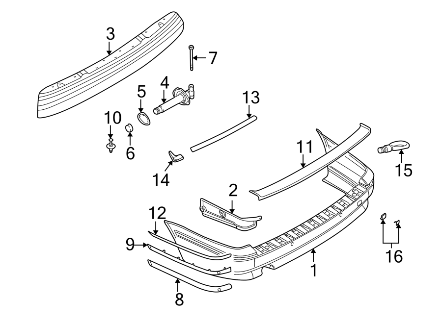 3REAR BUMPER. BUMPER & COMPONENTS.https://images.simplepart.com/images/parts/motor/fullsize/1911595.png