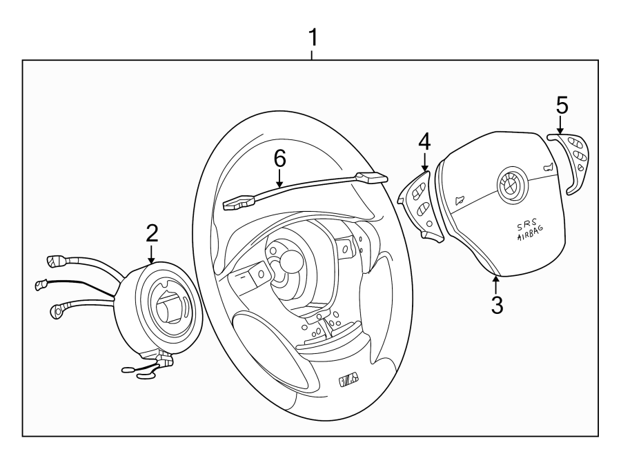 STEERING WHEEL & TRIM.