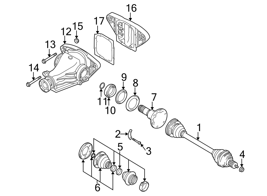 REAR SUSPENSION. AXLE & DIFFERENTIAL.