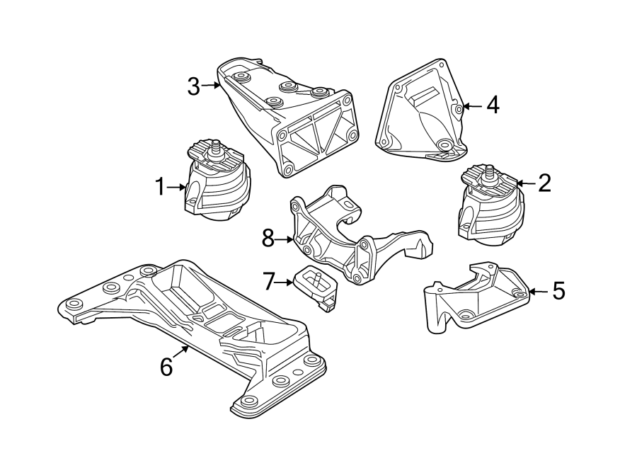 ENGINE & TRANS MOUNTING.