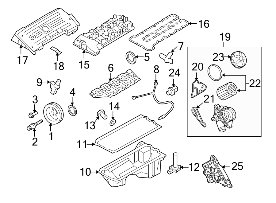 Seats & tracks. Engine parts.