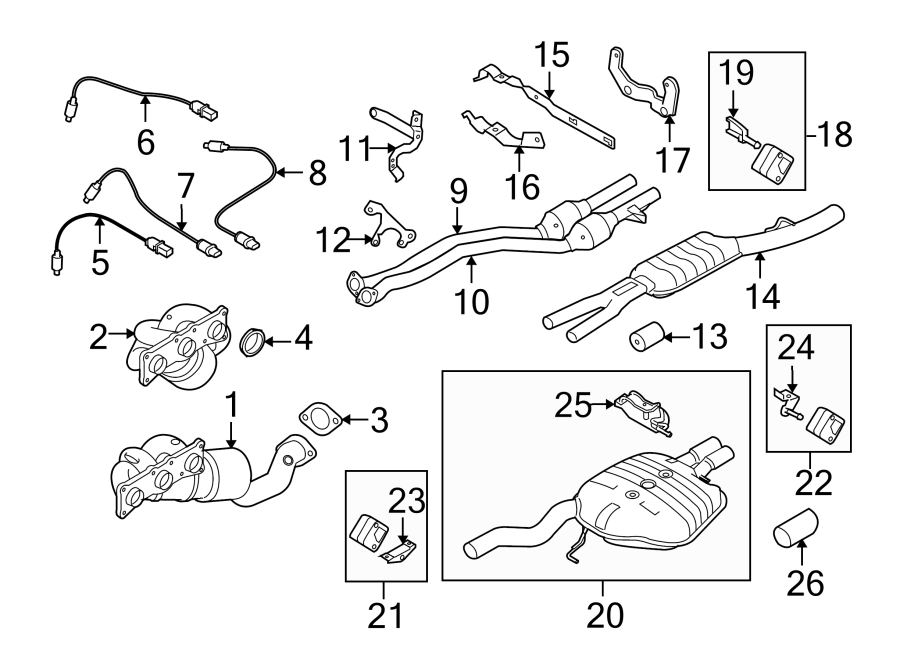 19Exhaust system. Exhaust components.https://images.simplepart.com/images/parts/motor/fullsize/1912331.png