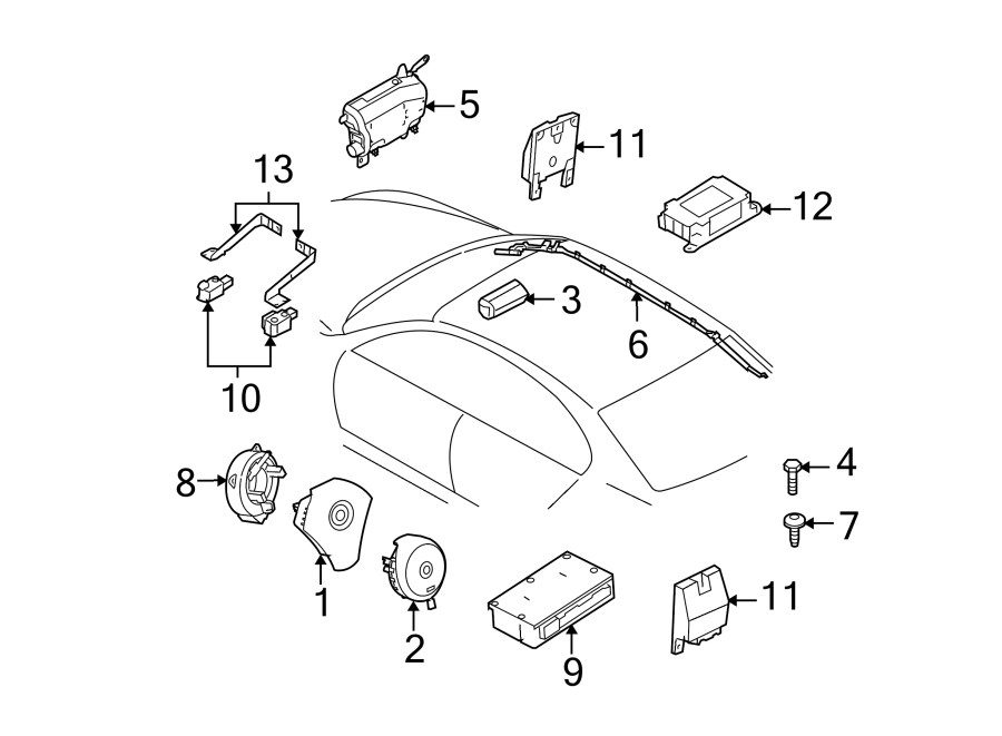 7RESTRAINT SYSTEMS. AIR BAG COMPONENTS.https://images.simplepart.com/images/parts/motor/fullsize/1912500.png