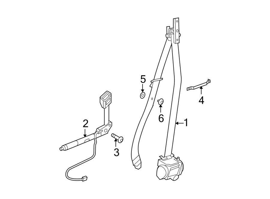 RESTRAINT SYSTEMS. FRONT SEAT BELTS.