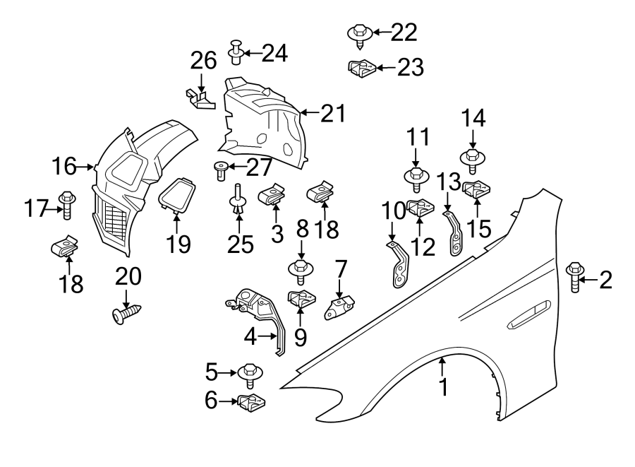 Fender & components.