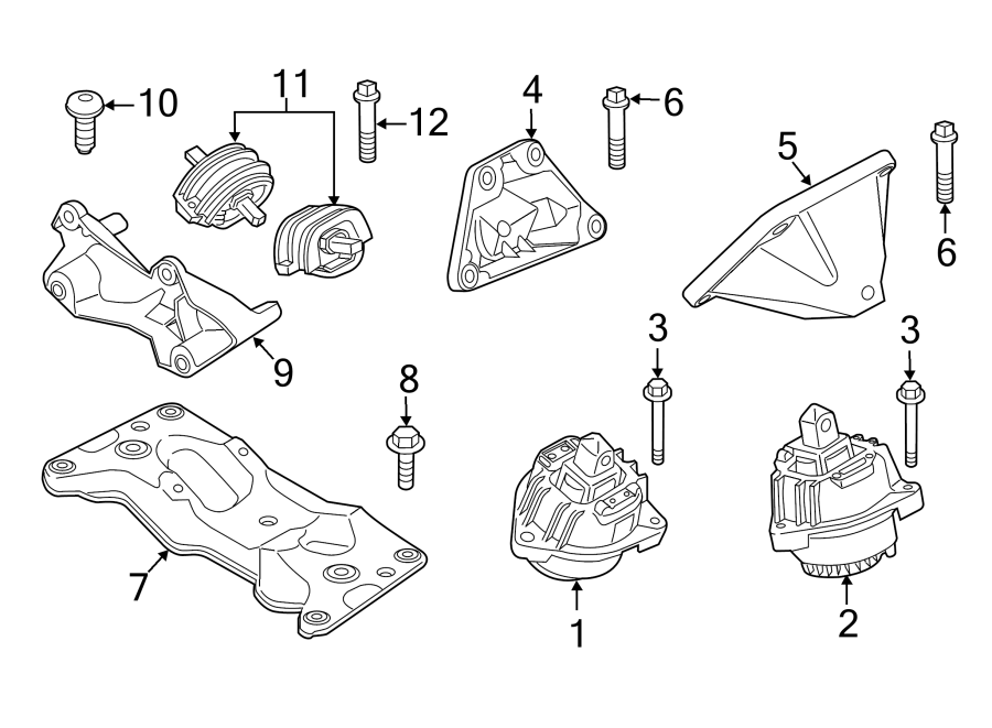 ENGINE & TRANS MOUNTING.