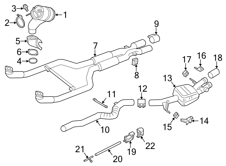 1EXHAUST SYSTEM. EXHAUST COMPONENTS.https://images.simplepart.com/images/parts/motor/fullsize/1913401.png