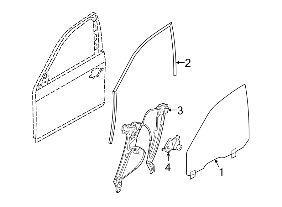 1Front door. Glass & hardware.https://images.simplepart.com/images/parts/motor/fullsize/1913660.png