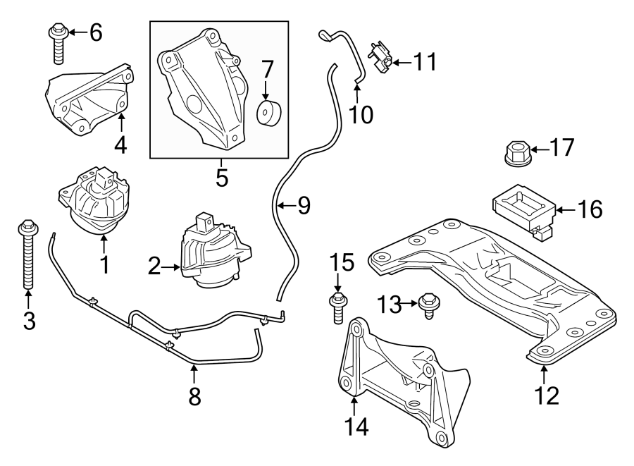 ENGINE & TRANS MOUNTING.