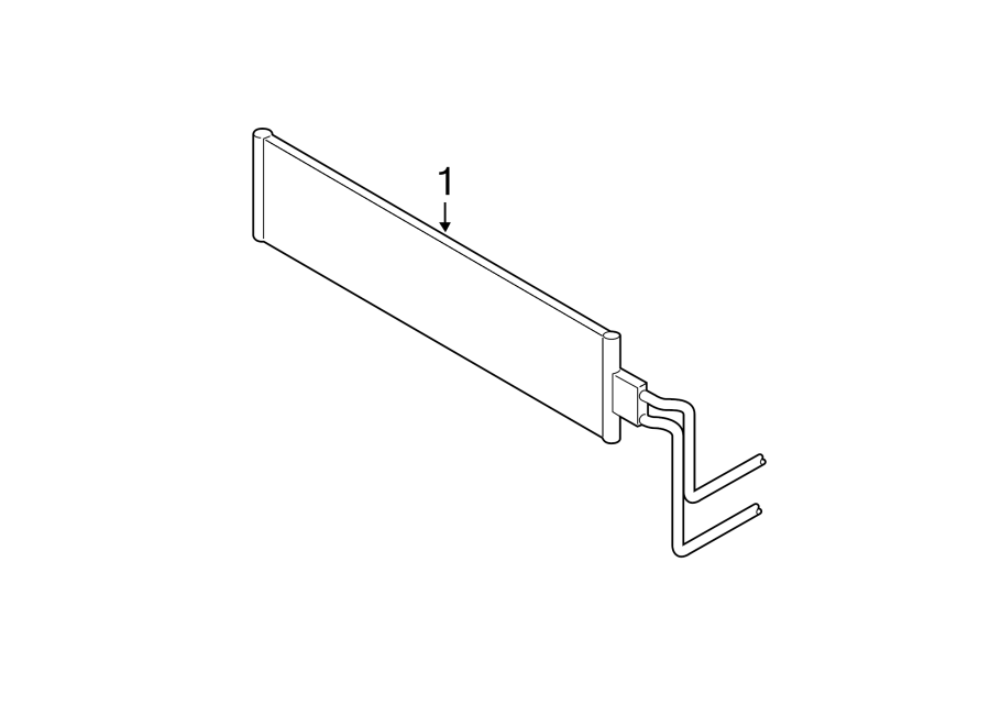 POWER STEERING OIL COOLER.