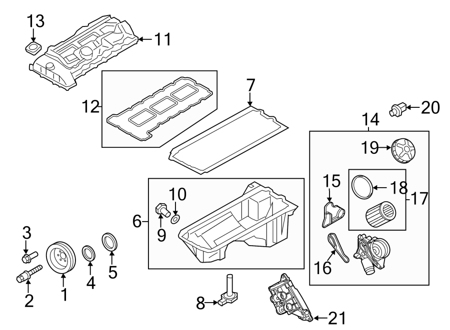 Engine parts.