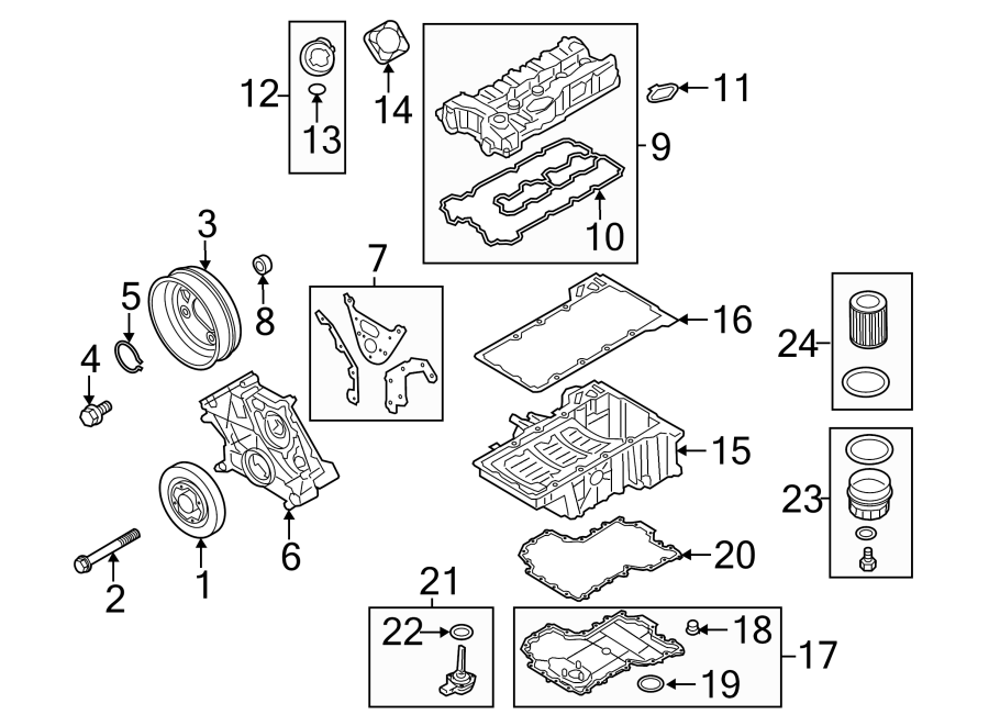 Engine parts.