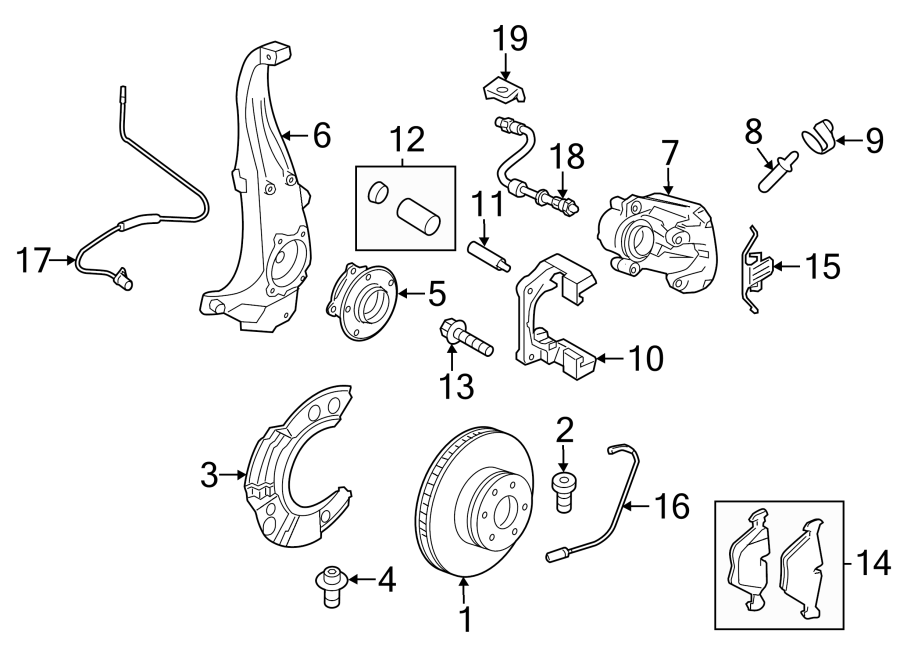 1FRONT SUSPENSION. BRAKE COMPONENTS.https://images.simplepart.com/images/parts/motor/fullsize/1914370.png