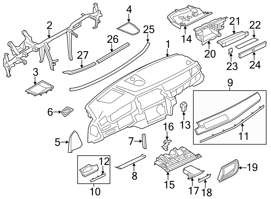 13Instrument panel.https://images.simplepart.com/images/parts/motor/fullsize/1914515.png