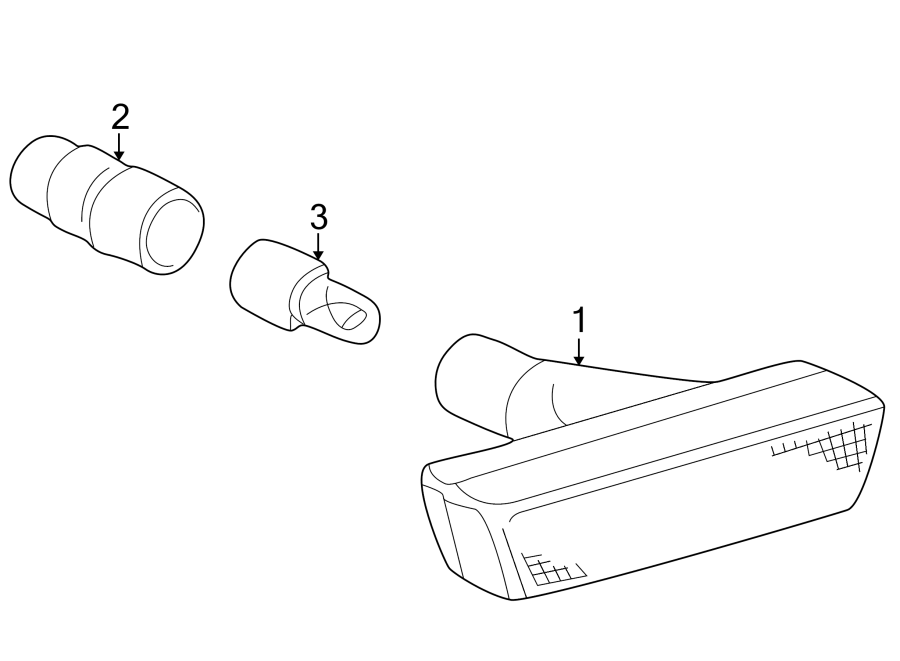 FRONT LAMPS. SIDE REPEATER LAMPS.