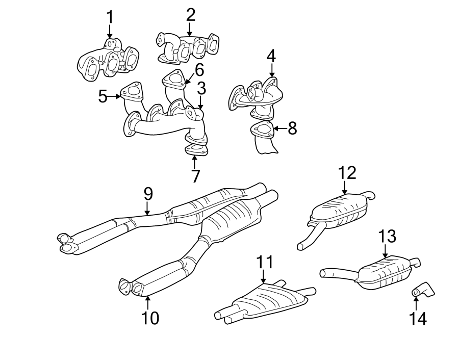 14EXHAUST SYSTEM. EXHAUST COMPONENTS.https://images.simplepart.com/images/parts/motor/fullsize/1916663.png