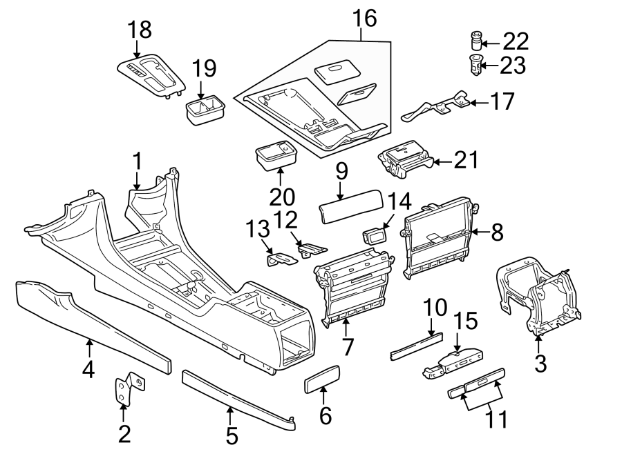 CENTER CONSOLE.