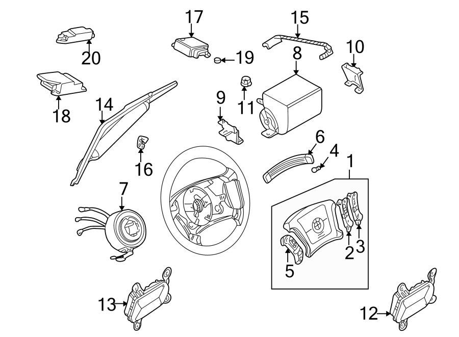 6RESTRAINT SYSTEMS. AIR BAG COMPONENTS.https://images.simplepart.com/images/parts/motor/fullsize/1916740.png