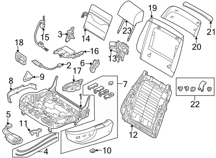 7SEATS & TRACKS. FRONT SEAT COMPONENTS.https://images.simplepart.com/images/parts/motor/fullsize/1916745.png