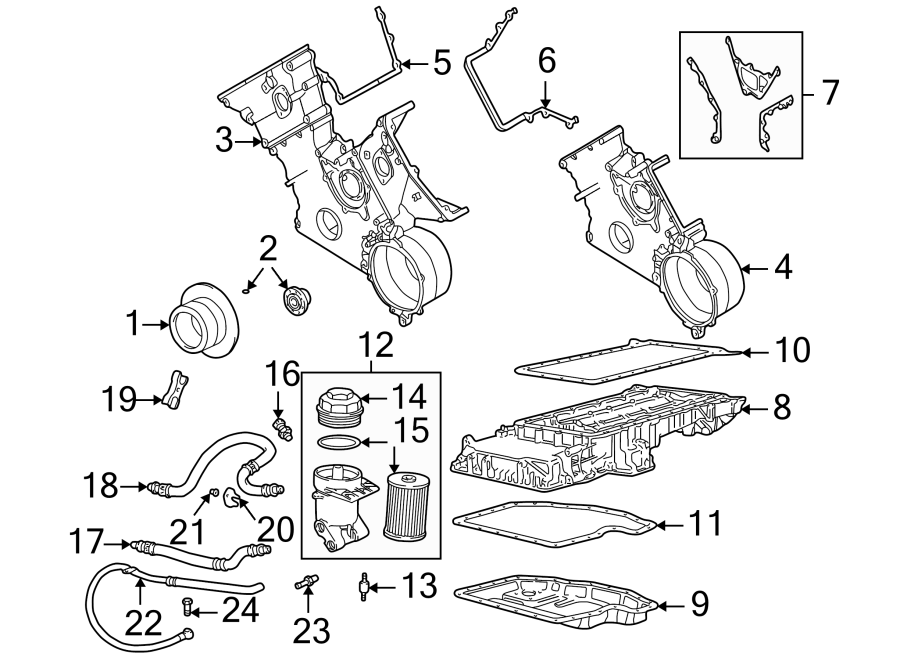 Engine parts.