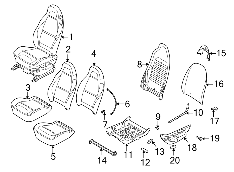 6SEATS & TRACKS. FRONT SEAT COMPONENTS.https://images.simplepart.com/images/parts/motor/fullsize/1917252.png