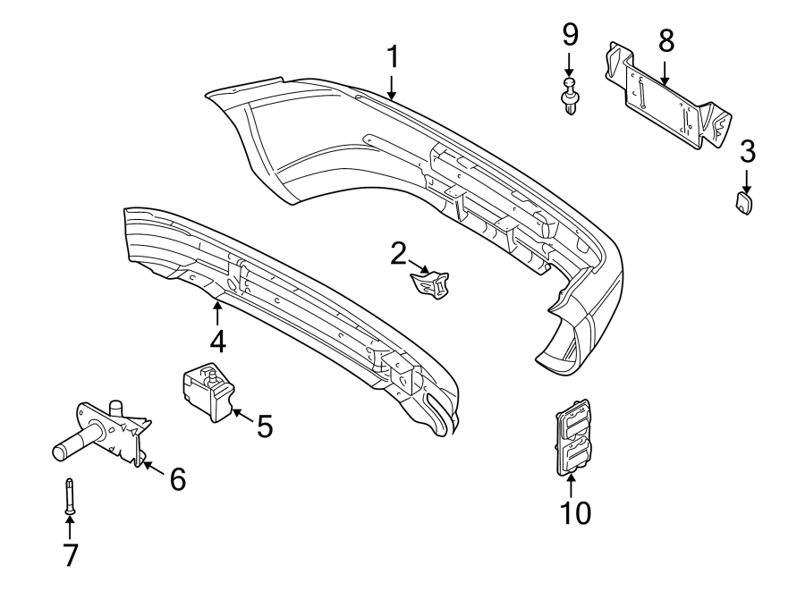 5REAR BUMPER. BUMPER & COMPONENTS.https://images.simplepart.com/images/parts/motor/fullsize/1917395.png