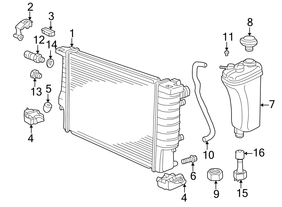 Radiator & components.