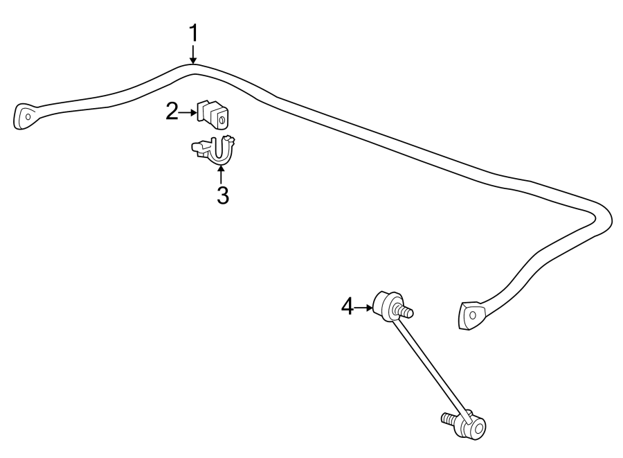 FRONT SUSPENSION. STABILIZER BAR & COMPONENTS.