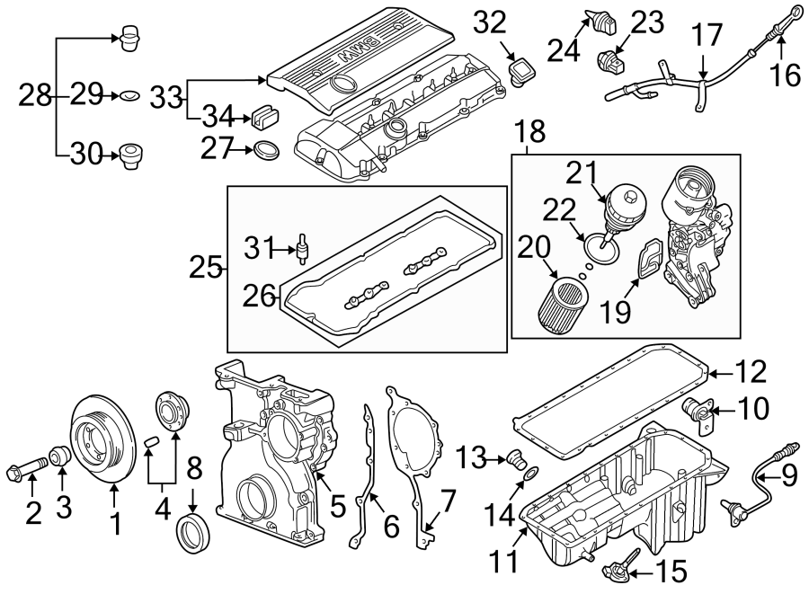 Engine parts.