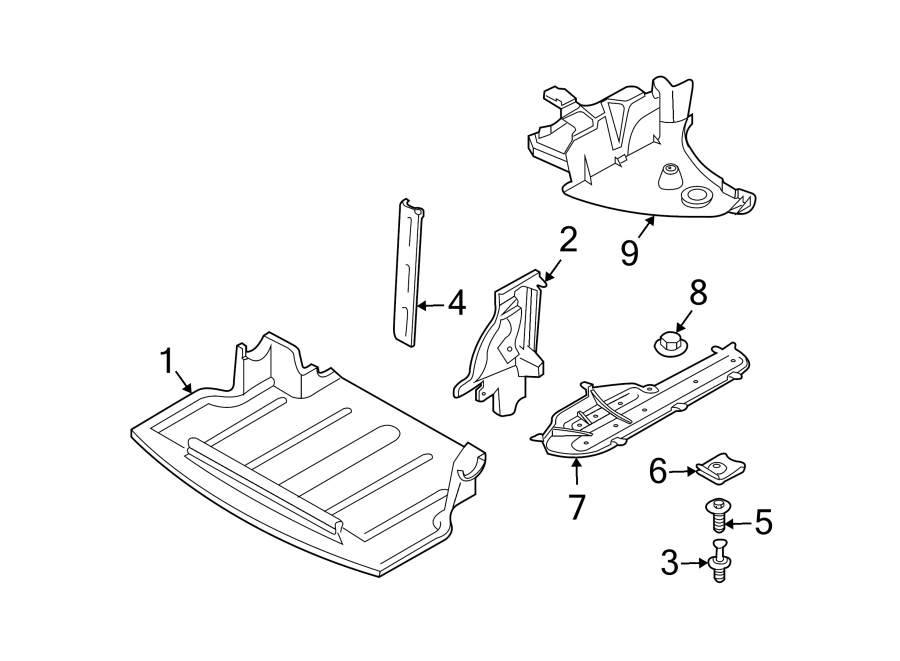 1RADIATOR SUPPORT. SPLASH SHIELDS.https://images.simplepart.com/images/parts/motor/fullsize/1918055.png