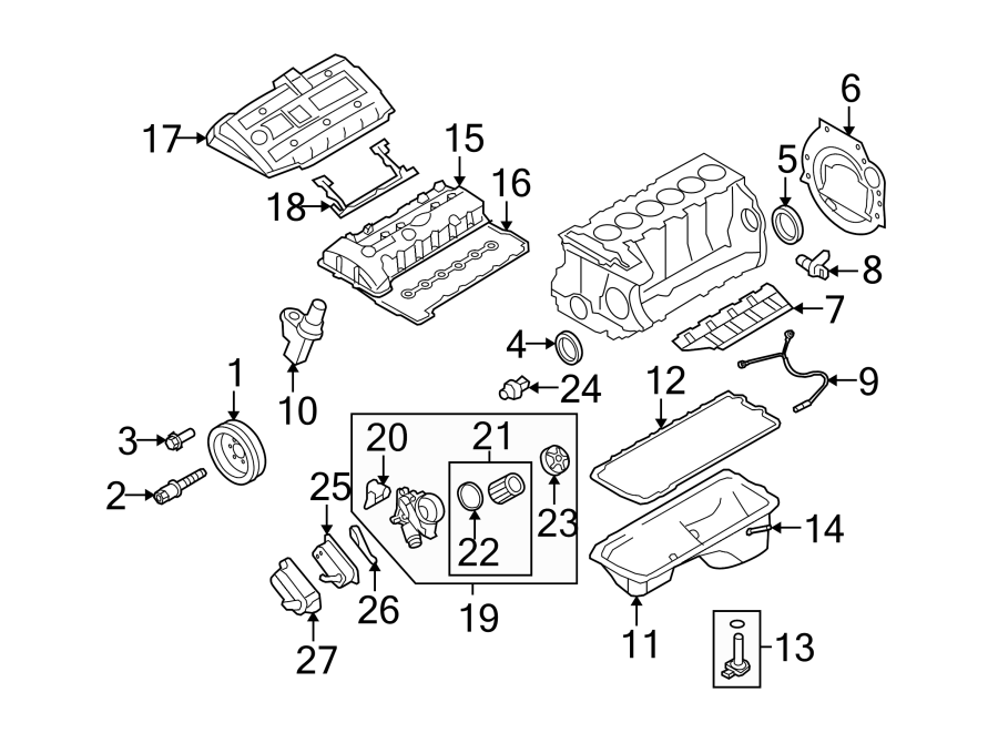 Engine parts.