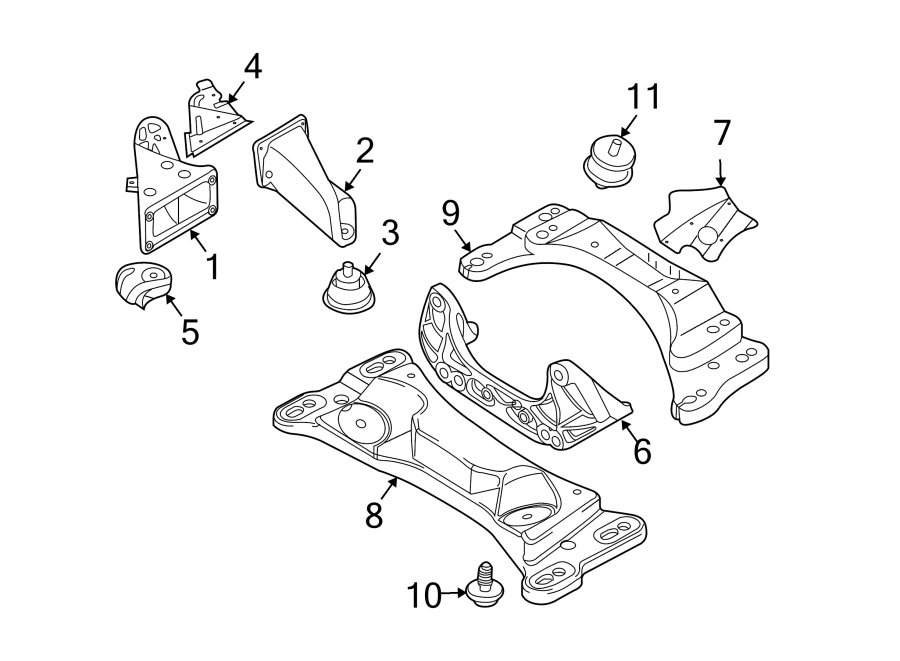 ENGINE & TRANS MOUNTING.